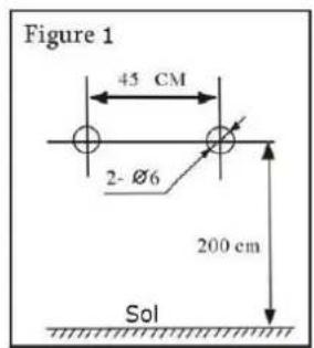 KALORIK TKG CEH 19 - Attention: le chauffage doit être installé à une hauteur d'au moins 1m80 au-dessus du sol. - 1