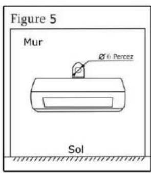 KALORIK TKG CEH 19 - Attention: le chauffage doit être installé à une hauteur d'au moins 1m80 au-dessus du sol. - 5