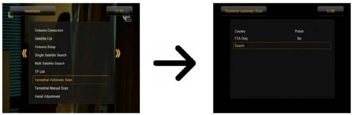 Ferguson Ariva 53 - Recherche automatique des chaînes de la TNT (modèles Combo uniquement) - 1