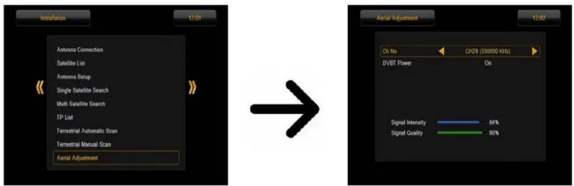 Ferguson Ariva 53 - Paramètres de l'antenne TNT (modèles Combo uniquement) - 1