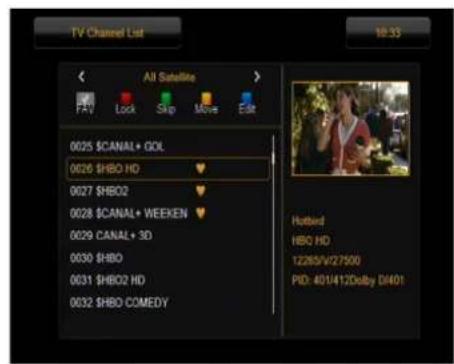 Ferguson Ariva 53 - Comment ajouter une chaînes à un groupe de favors? - 3