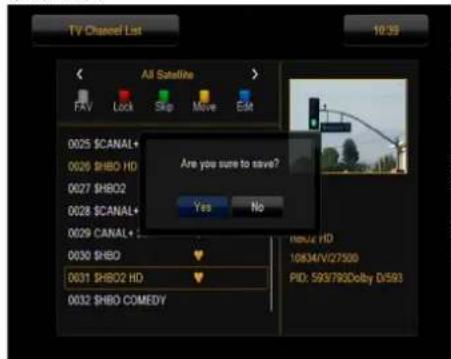 Ferguson Ariva 53 - Comment ajouter une chaînes à un groupe de favors? - 4