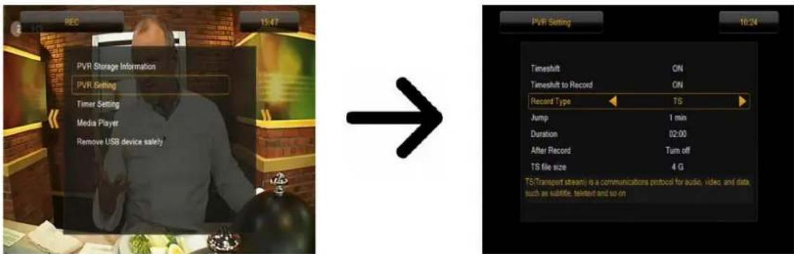 Ferguson Ariva 53 - Configuration de la fonction Enregistrement - 1