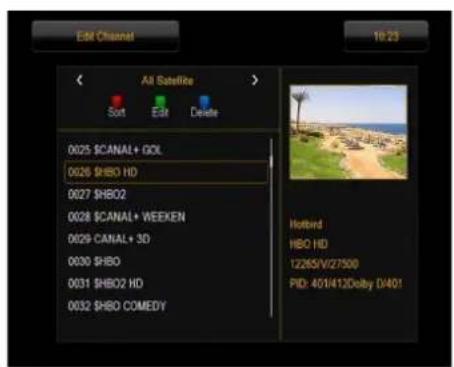 Ferguson Ariva 53 - Comment supprimer une chaine? - 1