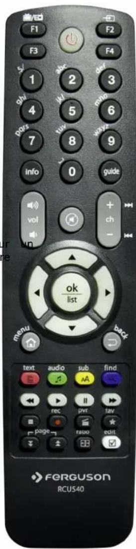 Ferguson Ariva 253Combo - 4.Télécommande - 1