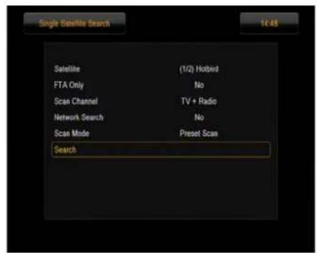 Ferguson Ariva 52E - Recherche satellite simple - 3
