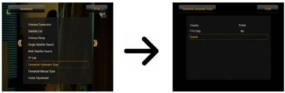 Ferguson Ariva 52E - Recherche automatique des chaînes de la TNT (modèles Combo uniquement) - 1