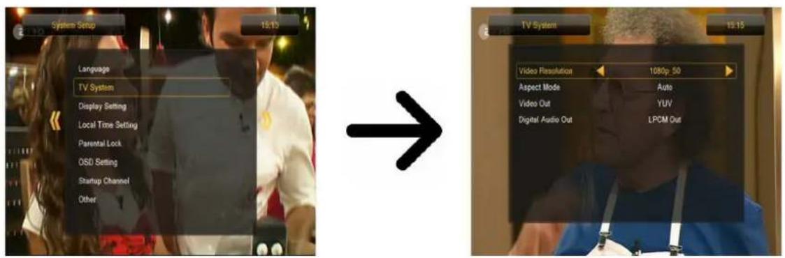 Ferguson Ariva 52E - Systeme TV - 1