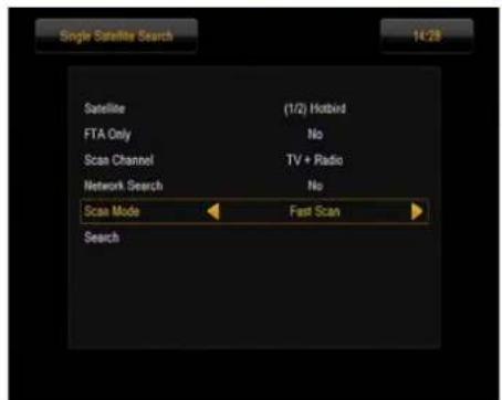 Ferguson Ariva 250Combo - Recherche satellite simple - 4