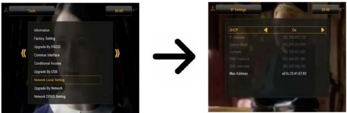 Ferguson Ariva 250Combo - Configuration du réseau local - 1