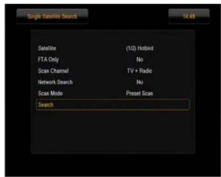 Ferguson Ariva 250Combo - Recherche satellite simple - 3