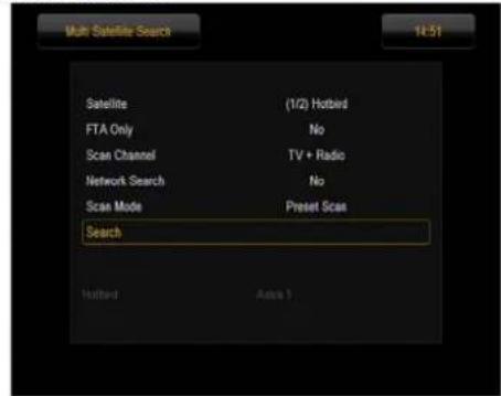 Ferguson Ariva 250Combo - Recherche satellite multiple - 3