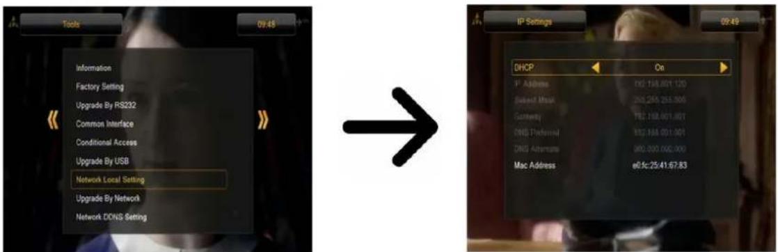 Ferguson Ariva 203 - Configuration du réseau local - 1