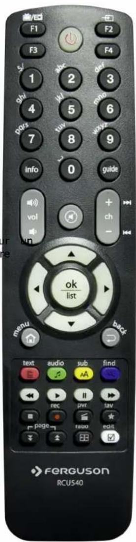 Ferguson Ariva 203 - Télécommande - 1