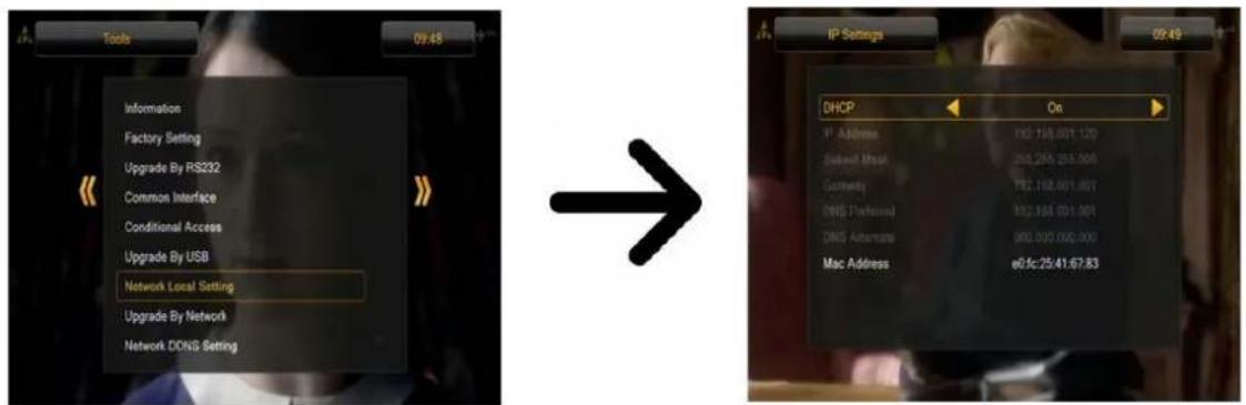 Ferguson Ariva 153Combo - Configuration du réseau local - 1