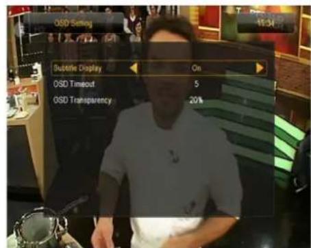 Ferguson Ariva 252Combo - Paramètres du menu OSD - 3