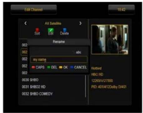 Ferguson Ariva 252Combo - Comment changer le nom d'une chaine? - 3
