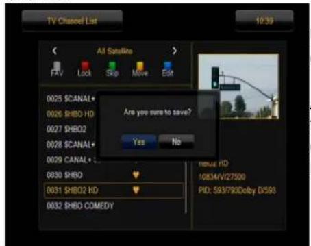 Ferguson Ariva 252Combo - Comment ajouter une chaînes à un groupe de favors? - 4