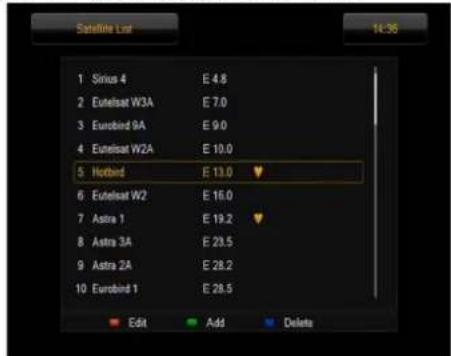 Ferguson Ariva 252Combo - List des satellites - 3