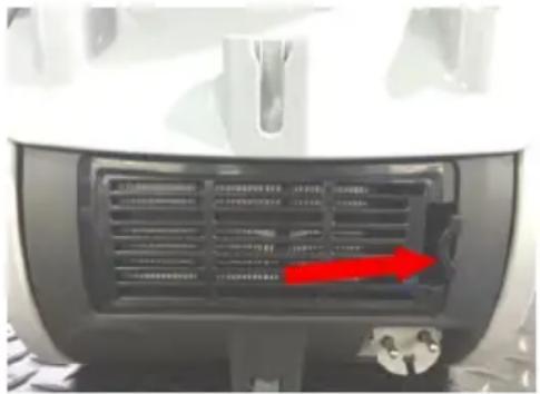 PROLINE BL8070 - Cleaning the air outlet filter - 1