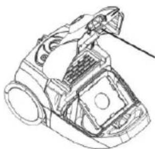 PROLINE BVCA700SC - Vider le sac à poussière - 1