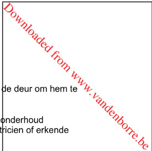 PROLINE PF85GWA - Veiligheidsvoorzorgen - 1