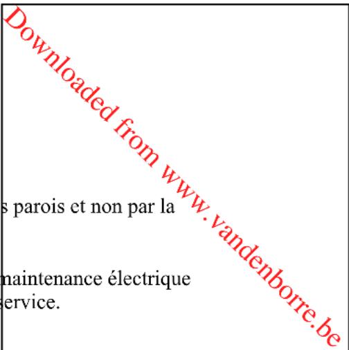 PROLINE PF85GWA - Informations de sécurité information - 1