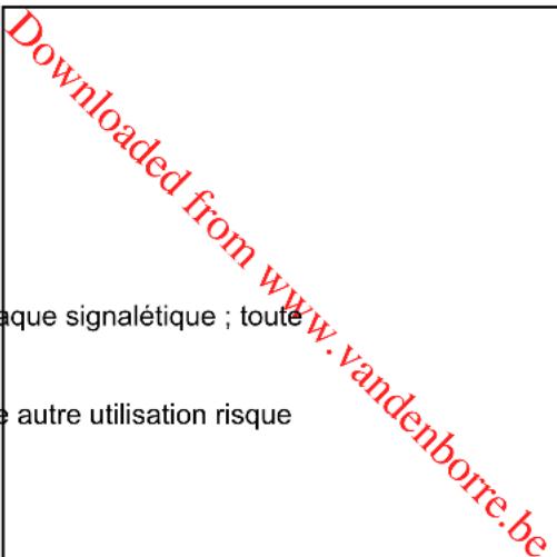 PROLINE PBF55W - INFORMATIONS IMPORTANTES SUR LA SECURITE - 1
