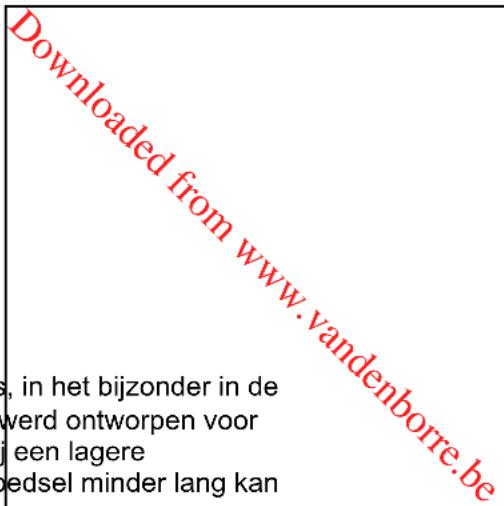 PROLINE PBF55W - PLAATS VAN HET TOESTEL - 1