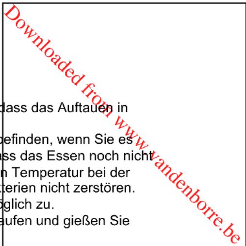 PROLINE PBF55W - AUFTAUEN VON GEFRIERGUT - 1