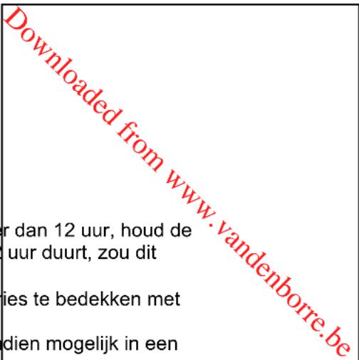 PROLINE PBF55W - PROBLEM MET DE STROOMTOEVOER - 1