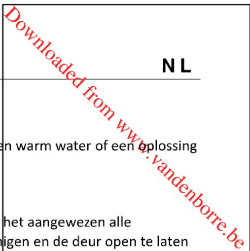 PROLINE DD220E1 - REINIGEN EN ONDERHOUD - 1