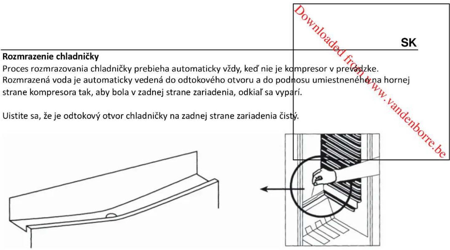 PROLINE DD220E1 - Zmena smeru otvarania dvierok na chladnicke - 4