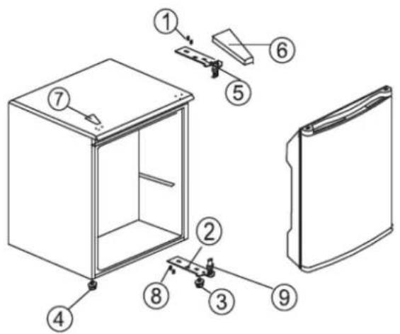 PROLINE BFZ34 - INVERSION DE LA DIRECCION DE APERTURA DE LA PUERTA - 1