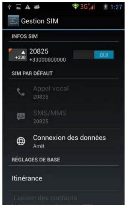STOREX Sphone DC35G - Gestion de la CARTE SIM - 2