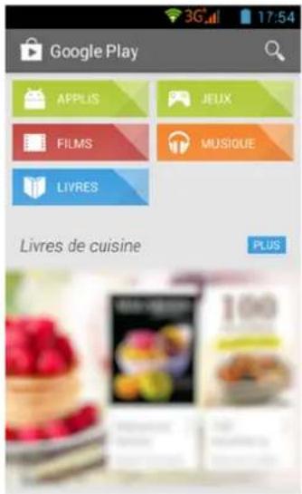 STOREX Sphone DC35G - Installer une application - 1