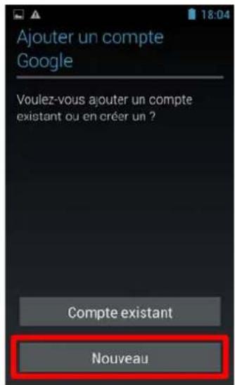 STOREX Sphone DC35G - Ajouter un COMPTE e-mail - 3