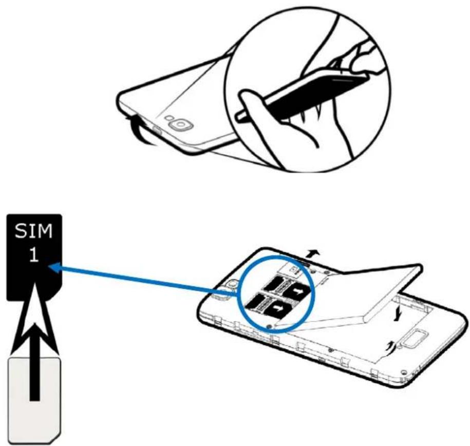STOREX SPhone DC40G - INSERTION DE LA CARTE SIM - 1