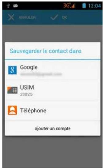 STOREX SPhone DC40G - AJOUTER UN CONTACT - 3