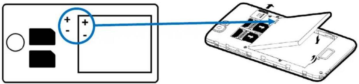 STOREX SPhone DC40G - INSERTION DE LA BATTERIE - 1
