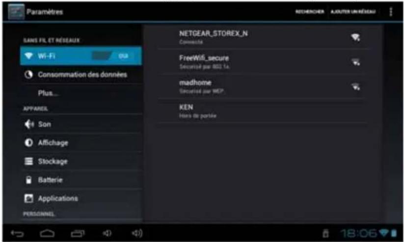 STOREX EZee Tab 1003 - PARAMETRES - 1