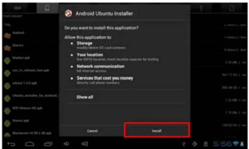 STOREX EZee Tab 1003 - INSTALL AN APPLICATION - 2