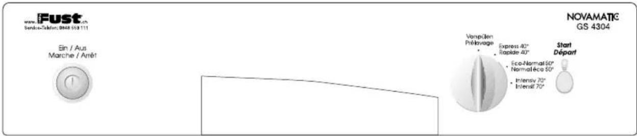 Novamatic GS4304 - Guide de consultation rapide - 2
