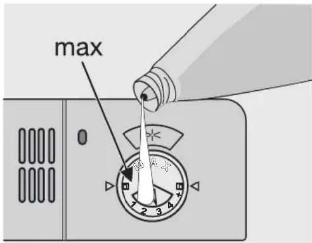 Novamatic GS 927 I SILENCE - UTILISATION DU LIQUIDE DE RINÇAGE - 2