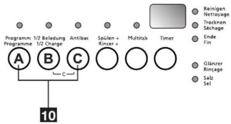 Novamatic GS 927 I SILENCE - BANDEAU DE COMMANDE - 2