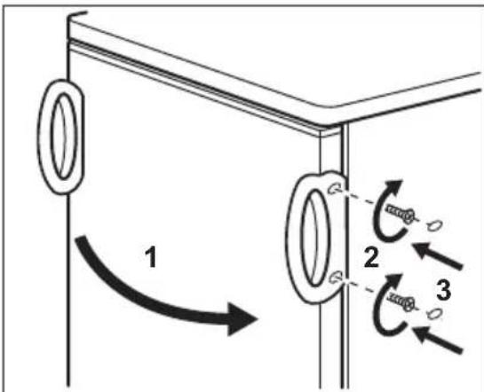 Novamatic KS 196.2IB - Wechseln des Turanschlags - 8