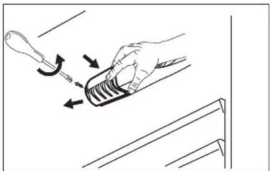 Novamatic KS 196.2IB - Replacing the lamp - 1
