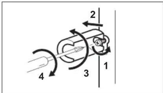 Novamatic KS 196.2IB - Hintere Distanzstücke - 1