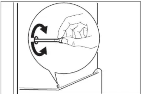 Novamatic KS 162IB - Defrosting of the refrigerator - 1