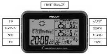 Ascot AB6WS11A - Touches de fonction Base - 1